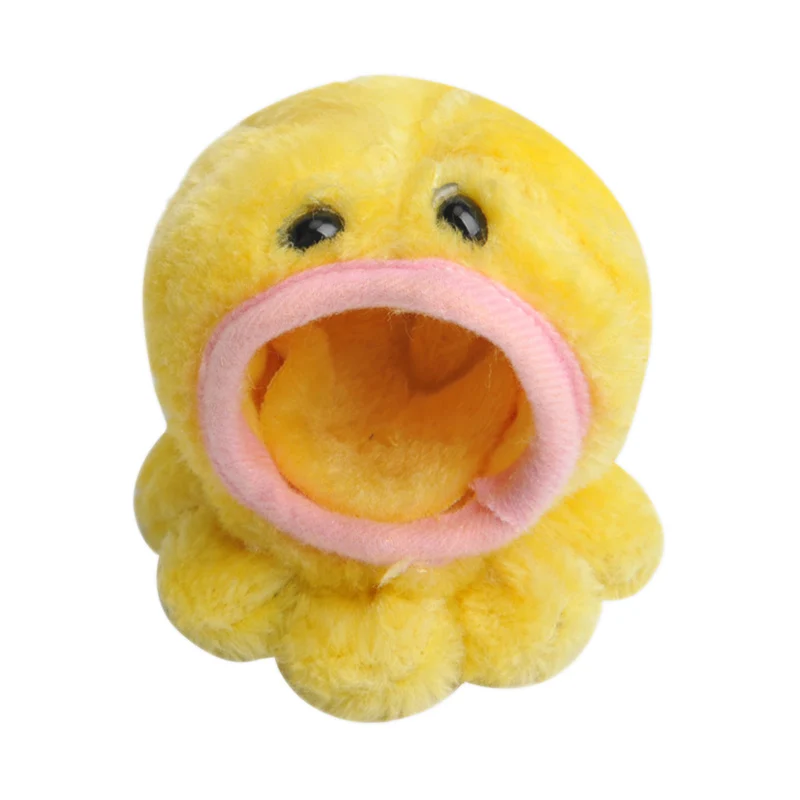 Yellow Sqinans кровать хомяка осьминог форма маленький питомец теплый флис PP Хлопок Мягкий дом Ежик белка изба гнездо морская свинка поставки - Цвет: Yellow