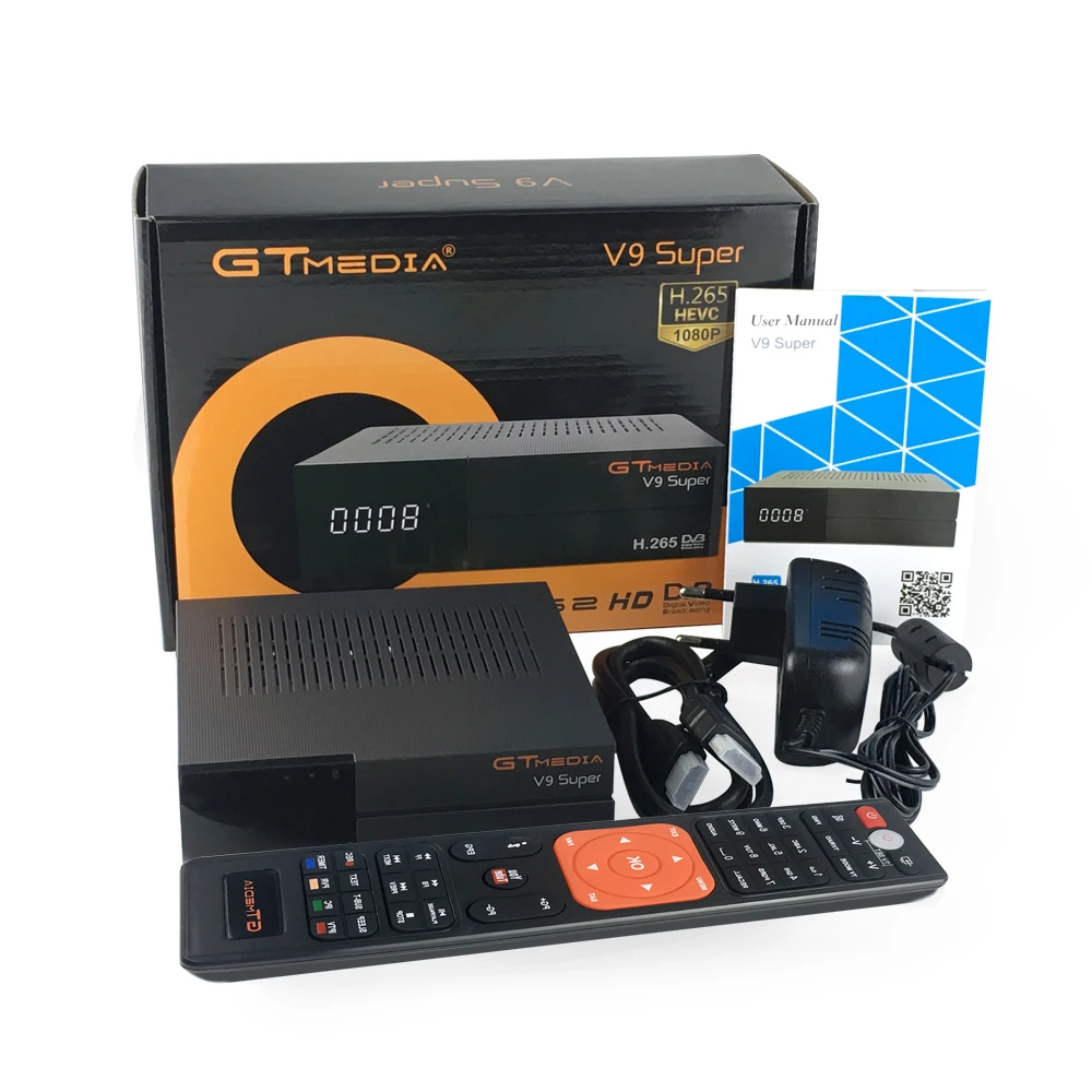GTmedia V9 Супер Спутниковый приемник коробка для Испании Европа HD 1080P DVB-S2
