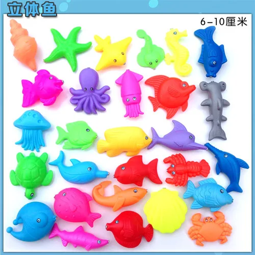 10 шт. рыболовная игрушка без надувной удочки для бассейна набор детей модель