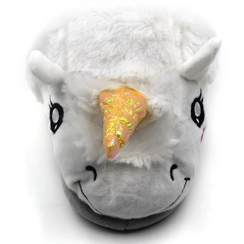 Женские домашние тапочки с единорогом размер 36 41|chausson licorne|home slippershome slippers women |