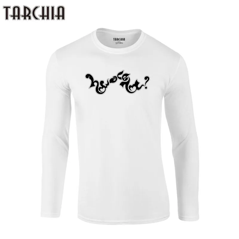 

TARCHIA 2021 New Fashion Isolated Hombre T Shirts Mens Brand Clothes Cool T Shirt Boys T Shirt Long Sleeve T Shirt Camisetas