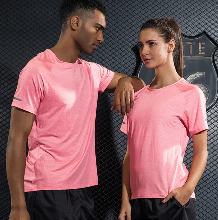 Брендовая мужская спортивная рубашка футболки для бега женщин спортивный костюм