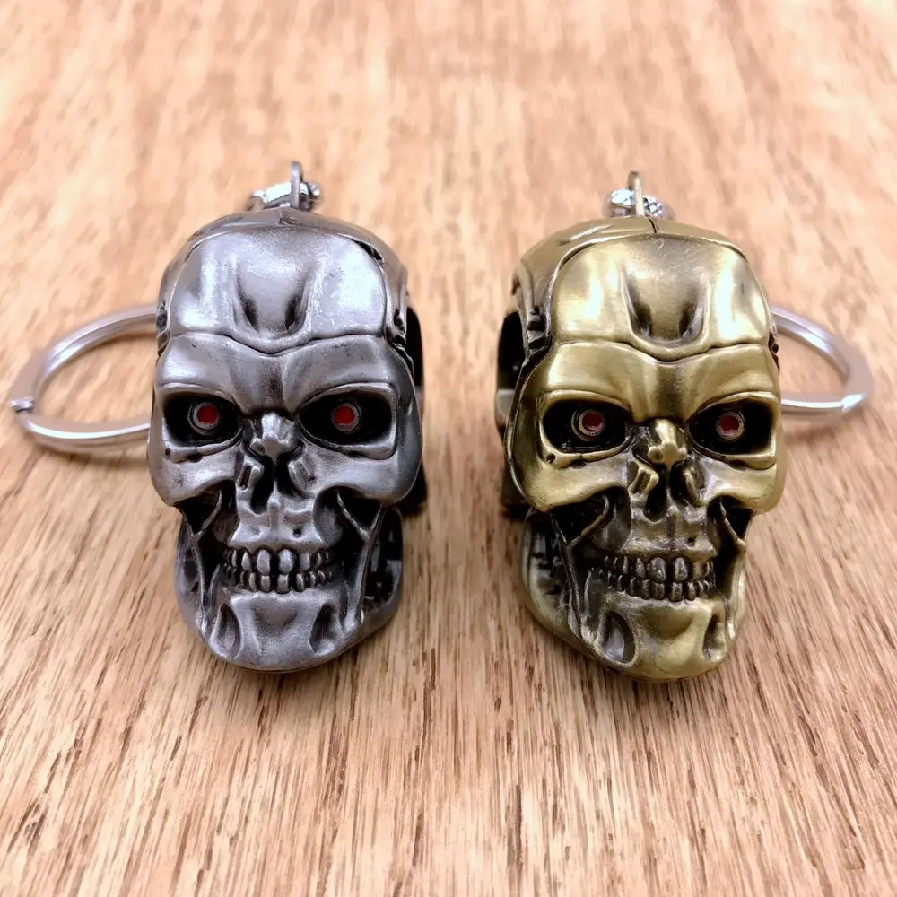 Брелок Terminator T800 для BMW Audi mercedes volkswagen автомобильный Стайлинг кольцо ключей