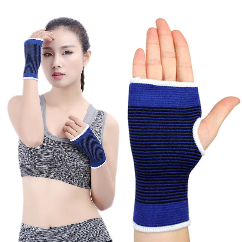1 пара унисекс синие ладони перчатки для поддержки рук спорта на открытом воздухе