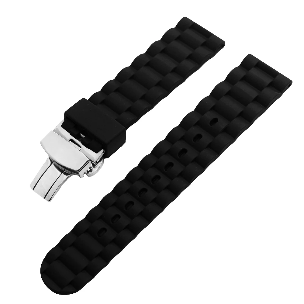 Силиконовый резиновый ремешок для наручных часов Patek Philips Blancpain браслет мужчин и