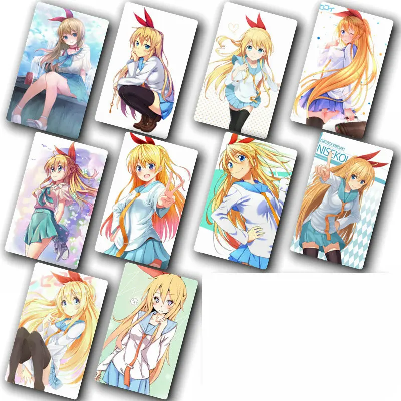 Nisekoi Сексуальная наклейка 100 шт разных стилей Аниме стикер s автобус ID