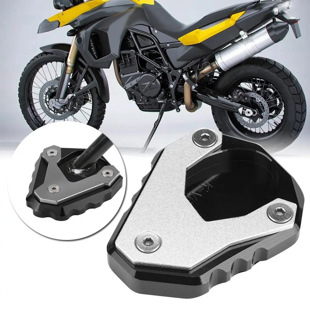 Мотоцикл CNC Kickstand увеличитель боковой стойки удлинитель из нержавеющей стали и алюминиевого сплава для Kawasaki Versys/KLE 650 15-18