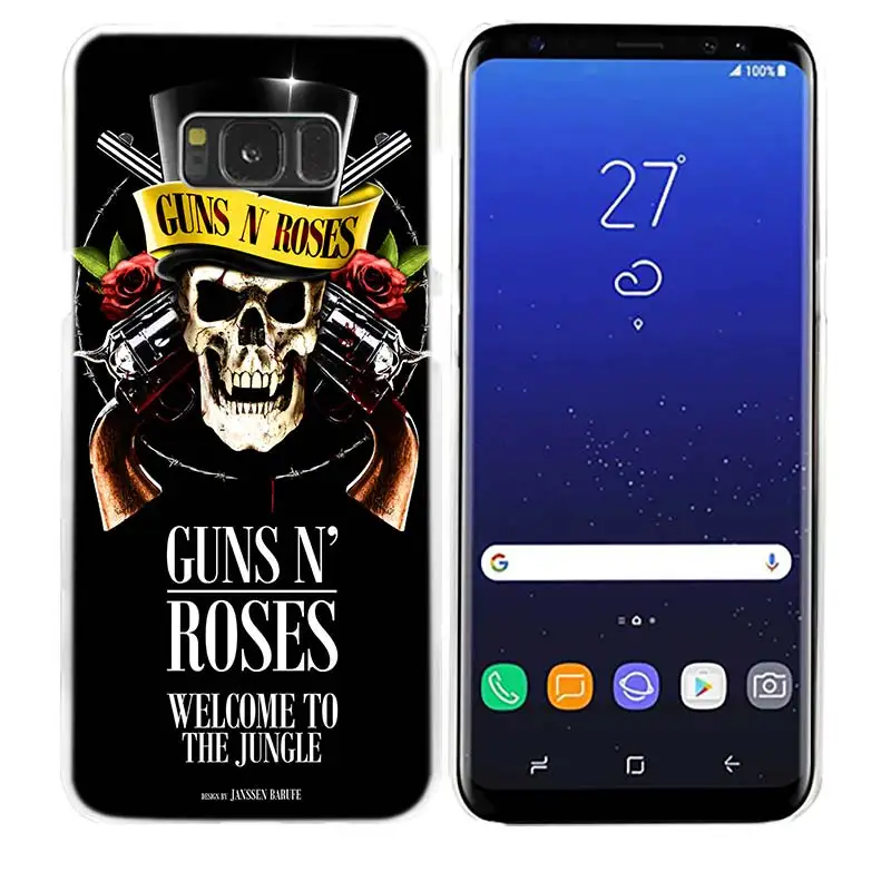 03 Пистолеты n roses хорошее время для samsung Galaxy Note 8 9 M30 M20 M10 S10 S9 S8 плюс S7 S6 Край жесткий пластиковый телефон Чехол - Цвет: 03