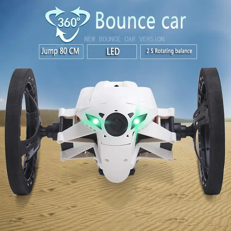 Мини-прыгающий автомобиль SJ80 RC автомобили 4CH 2 4 GHz Jumping Sumo с гибкими колесами пульт