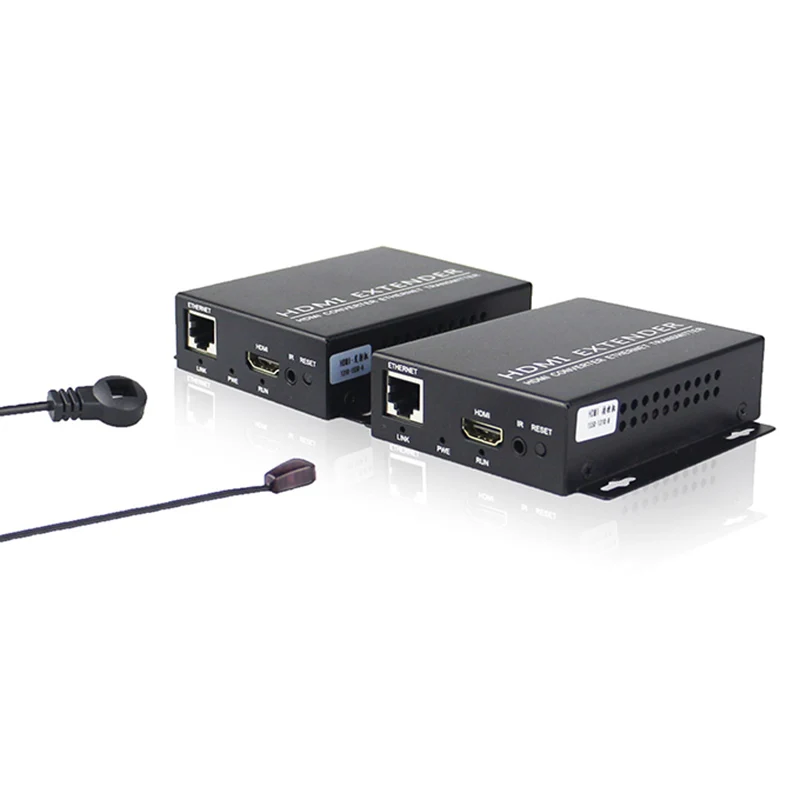Hdmi удлинитель с ик 120 м через Cat5/Cat5e/Cat6 Rj45 LAN ethernet поддержка 1080p HDMI разветвитель