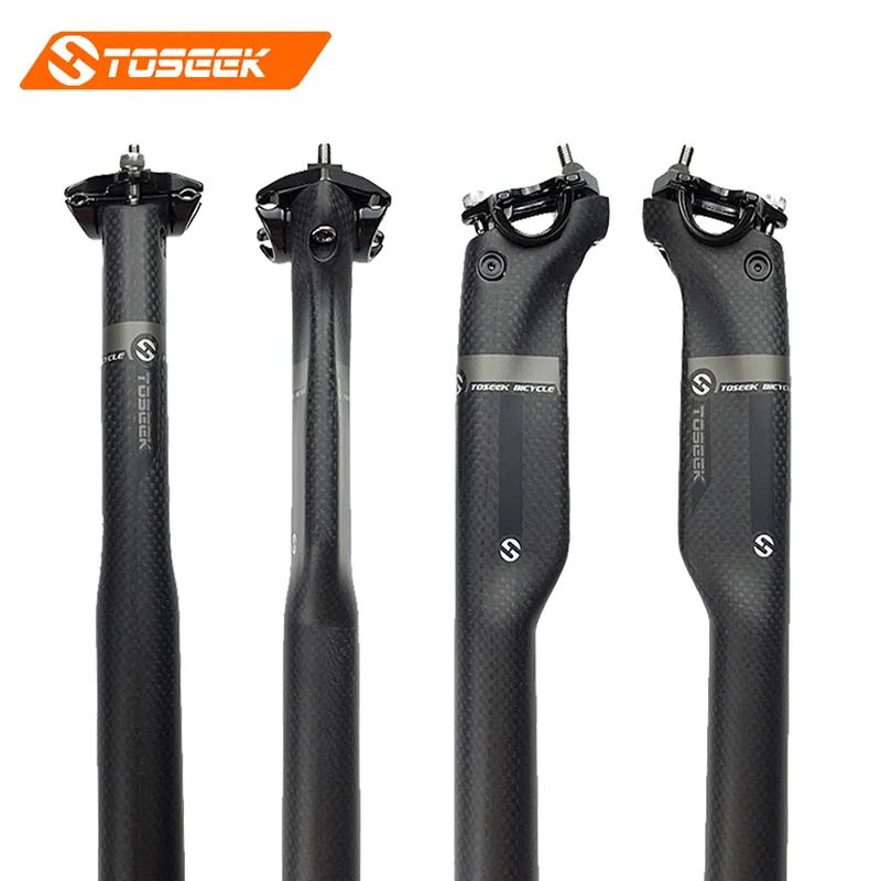 

Подседельный штырь для горного велосипеда TOSEEK Carbon Fibe, 27,2/30,8/31,6 мм