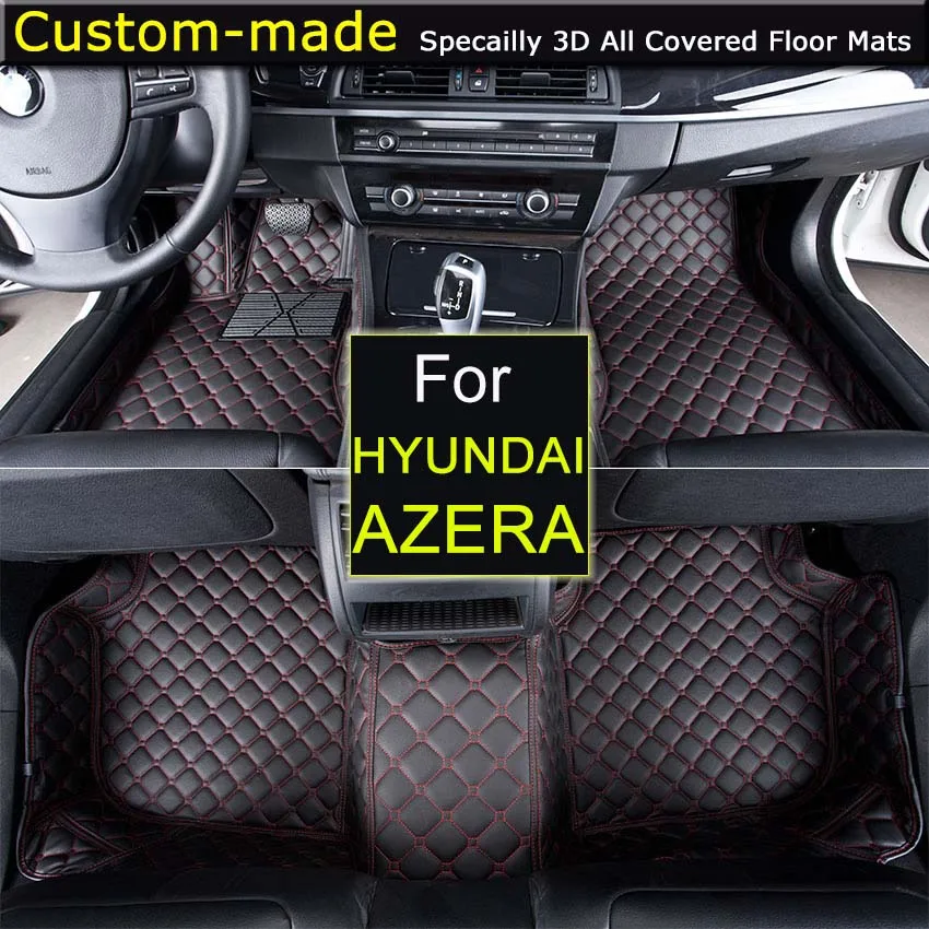 Автомобильные коврики для hyundai Azera 2006 2010 2011 футов ковры на заказ автомобильный