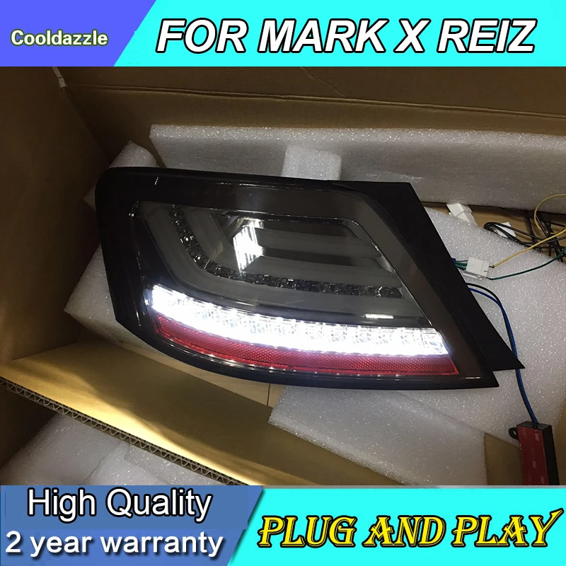 Для TOYOTA Mark X Reiz светодиодный задний фонарь 2005 2006 2007 2008 2009 год светильник s дымчатый