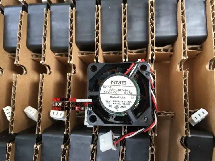 

New NMB 1004KL-04W-B49 / B39 2510 12V 0.07A ultra-quiet cooling fan