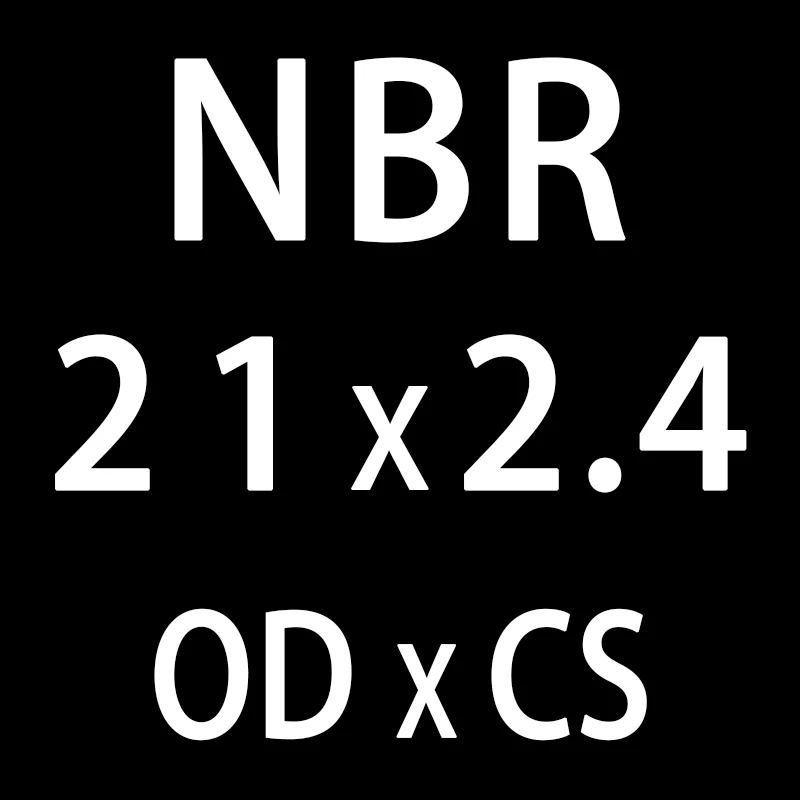 20 шт./лот резиновым кольцом черный NBR уплотнительное кольцо 2,4 мм Толщина OD21/22/23/24/25/26/27/28/29/30 мм-хомут с круглым воротником для мальчиков и девочек уплотнение шайба - Цвет: OD21mm