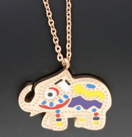 COGOXO Osito Oso/нержавеющая сталь браслет со слоном золотистого цвета ожерелье Мода