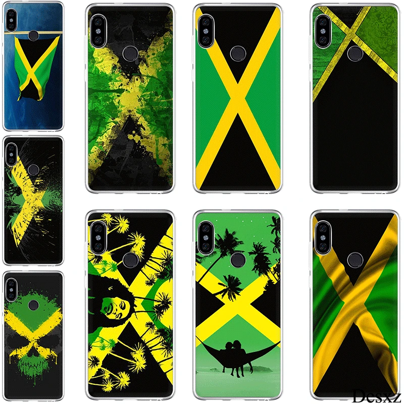 Чехол для телефона Xiaomi Redmi Note 3 4 4X 5 6 5A Prime Pro Jamaica National Flag hard pc|Чехлы-накладки| |