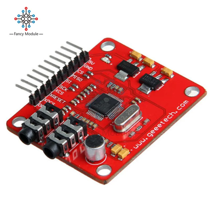 Модуль MP3 VS1053 VS1053B для Arduino UNO разделочная плата со слотом sd карты Ogg запись в