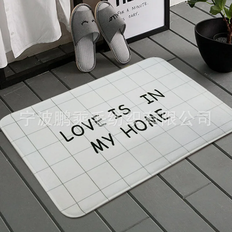 2017 Новый Простой корейский коврик/кухонный Коврик для прихожей