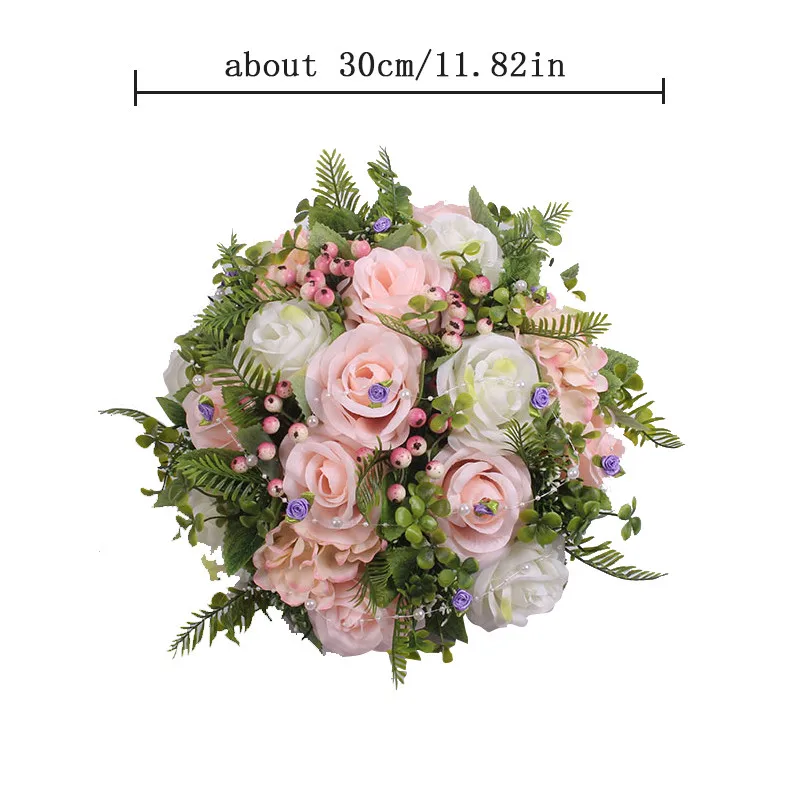 

Wedding Artificial DIY Rose Hydrangea Pearl Road Leading Flower Ball Wedding Road Flower Wedding Silk Flower Flower Wedding Prop