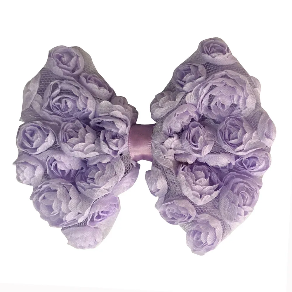 1 шт. большая шифоновая розетка шифоновый бант|bow hair clip girl|hair girlbow |