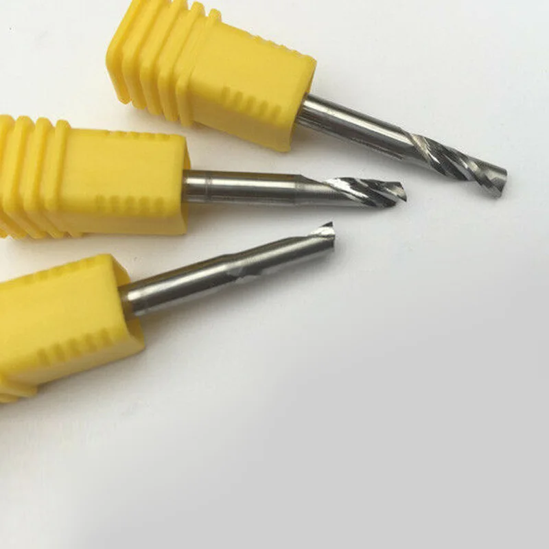 Новый 5 шт. алюминиевая резка одна зубая с ЧПУ маршрутизатор резцы для фрезы