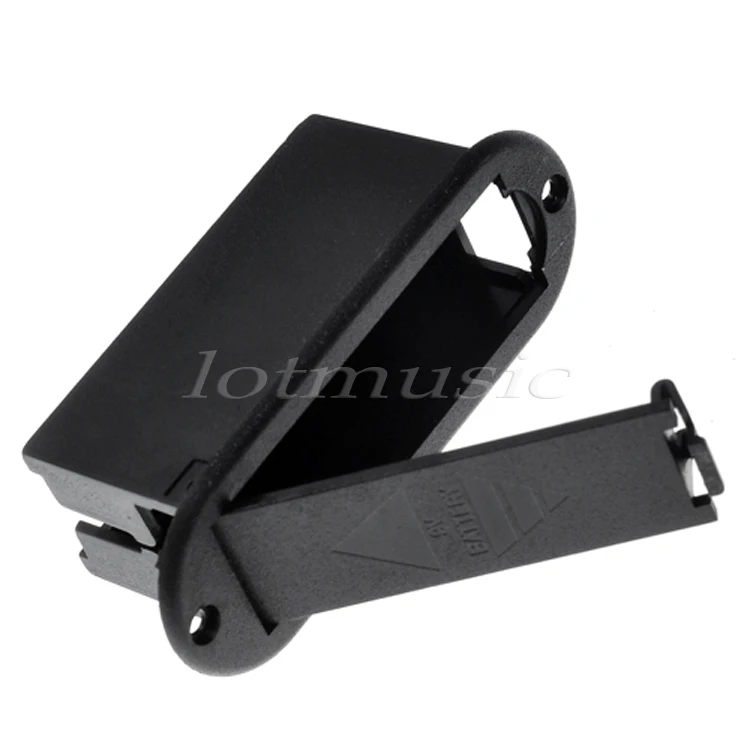 Чехол с держателем батареи 9 В для активного звукоснимателя басов гитары | Спорт и