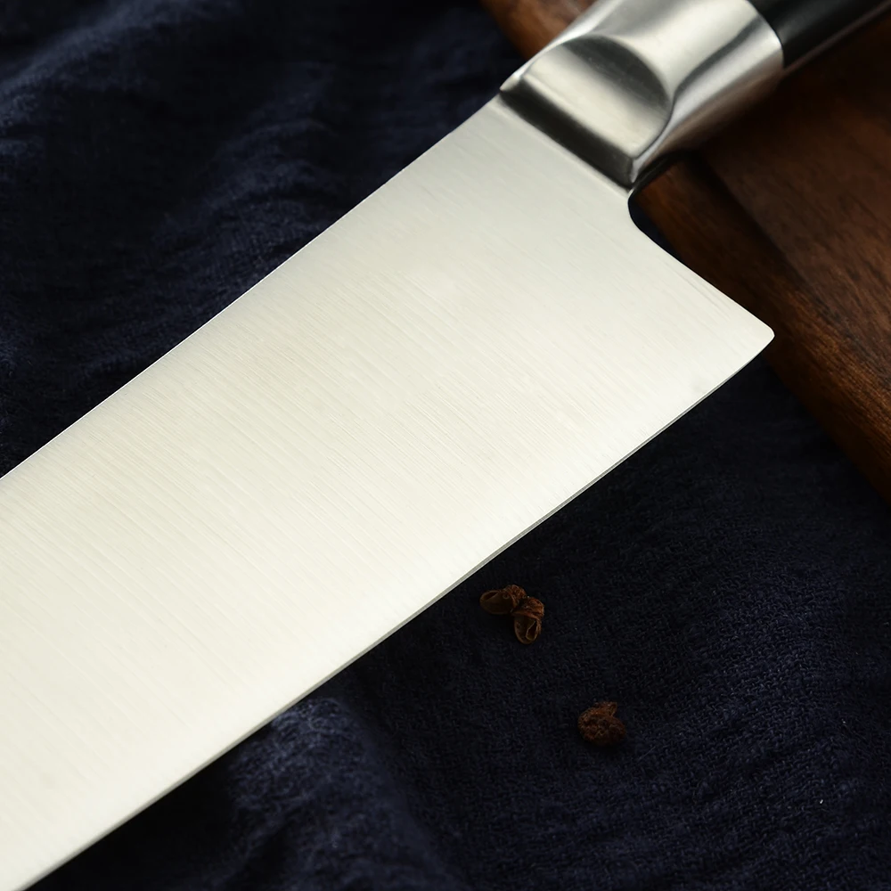 Дамаск 6 5 дюймов Santoku кухонный нож японский 3Cr13 нержавеющая сталь шеф повара ножи