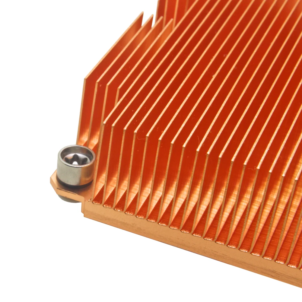 1U сервер процессор кулер медный радиатор skiving fin для intel LGA3647 узкий ILM рабочая станция промышленный компьютер пассивное охлаждение