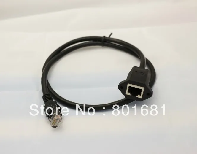 KUYiA Бесплатная доставка RJ45 женский и мужской F/M монтажный сетевой Удлинительный