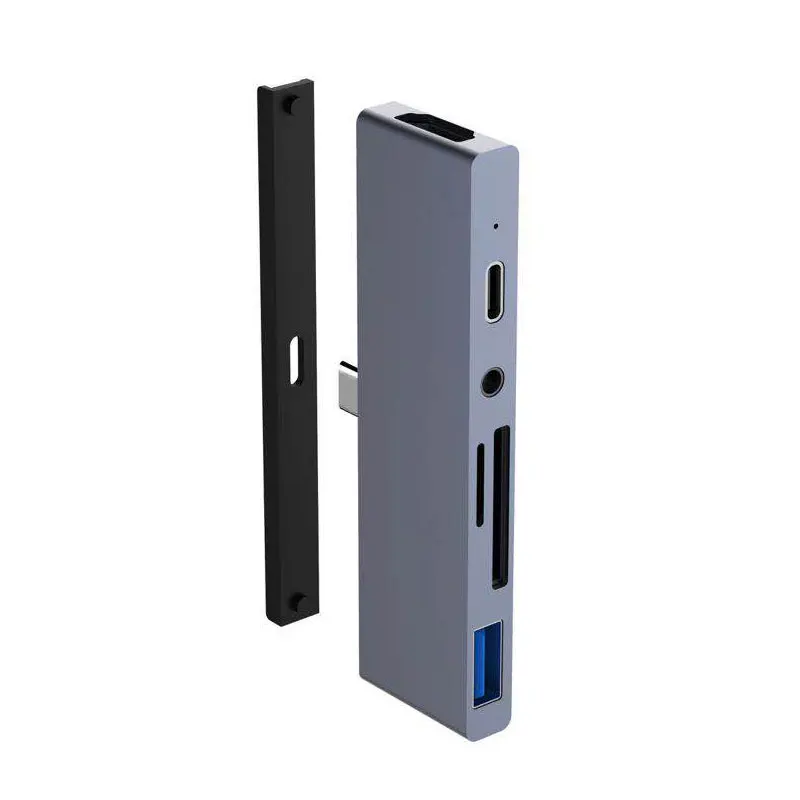 USB концентратор Mosible для iPad Pro MacBook Pro/Air 2021 M1 адаптер Type C HDMI совместимый кардридер