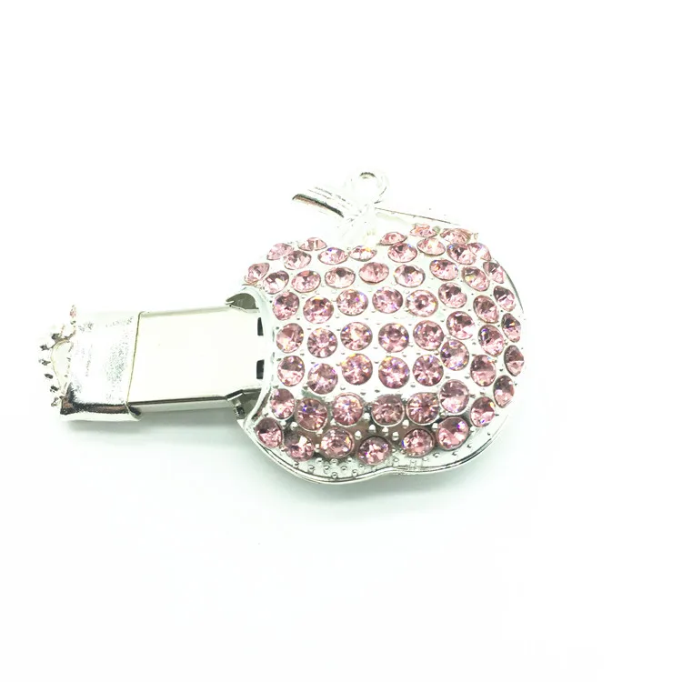 Модный USB флеш-накопитель флеш-диск подарок apple Алмазный кристалл 4 ГБ 8 16 32 64 2 0