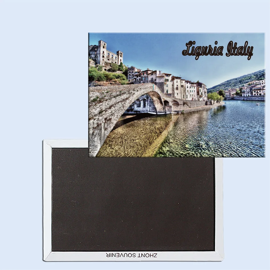 Магнитный холодильник мост в Лигурии Италия 24276|fridge magnetic|bridgemagnetic fridge |