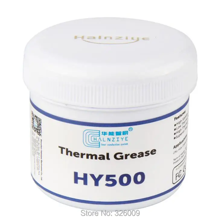 Halnziye HY 500 HY510 CN150 150 г 1 93 Вт/mk серый Тепловая смазка/CPU/Видеокарта термальная