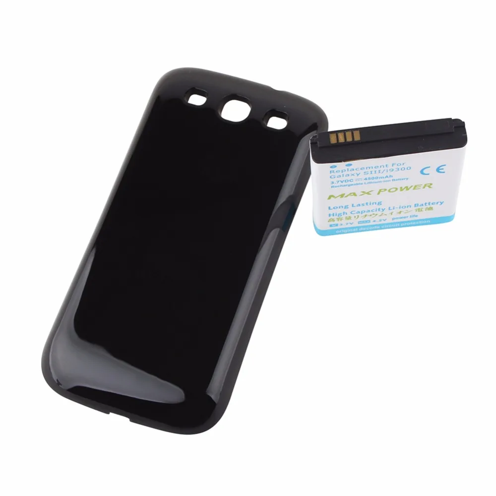 Для Samsung Galaxy S3 i9300 сменный Расширенный резервный более толстый аккумулятор 4500 мАч