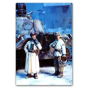 Набор моделей 135, набор из смолы, зимняя колесница 113