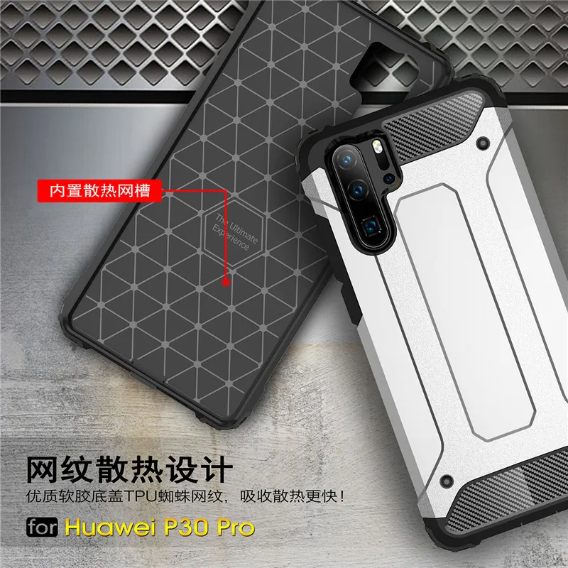 For Huawei P30 Pro case P30pro Luxury Robot Armor PC+TPU bumper protect Back cover Phone Cases |