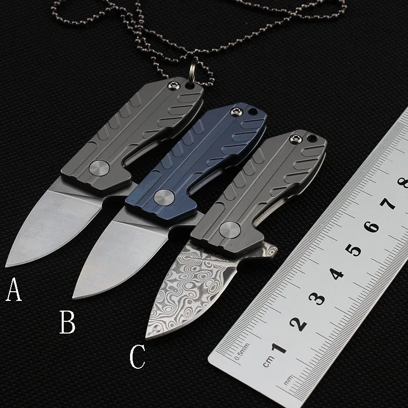 Инструмент карманный мини D2 стальной складной нож острый ключ navматес Выживание