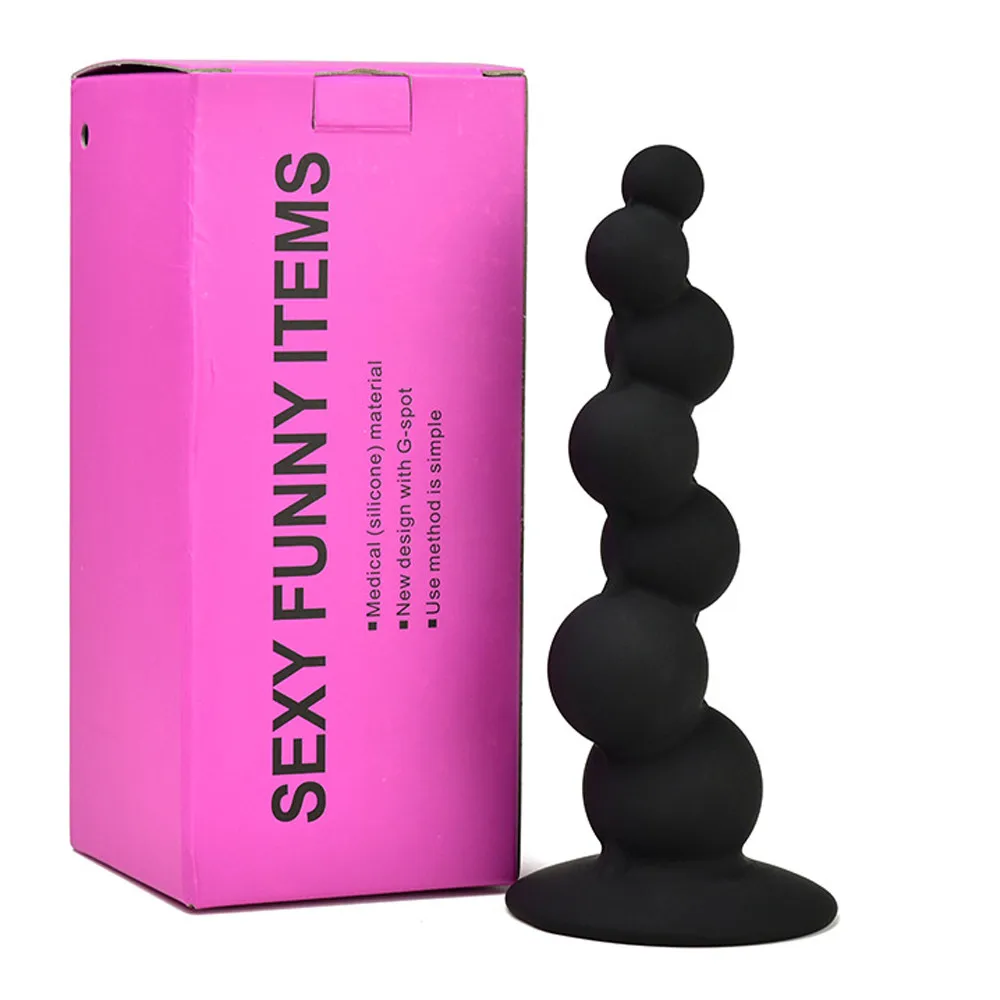 Anal Beads Sex Toys For Men Silicone Plug Stimulator G-spot Massager Erotic Couple waterproof #4N |