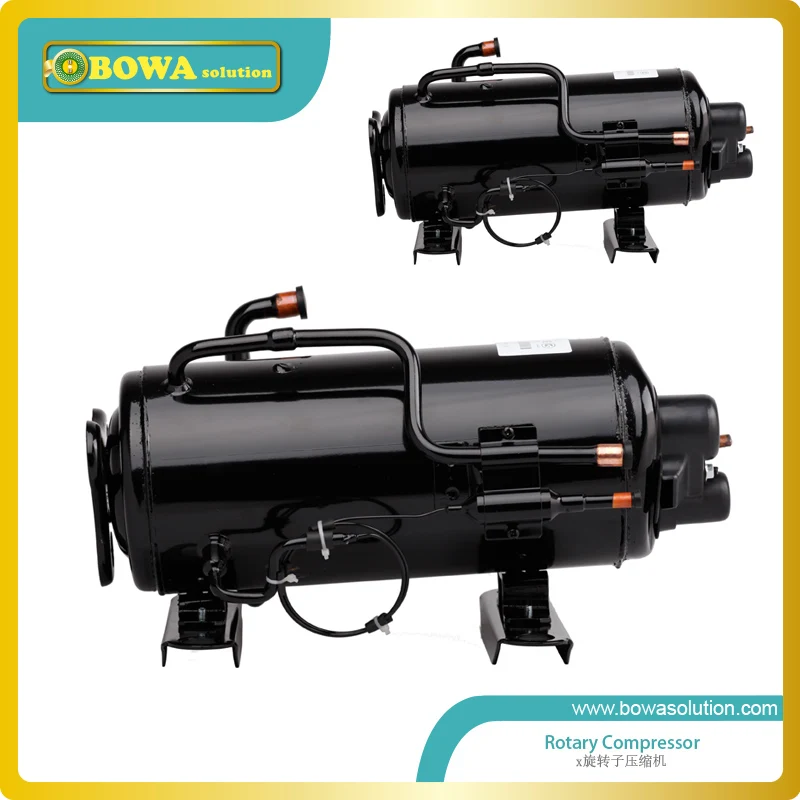 

2HP Horizontal rotary compressor for refrigeration truck