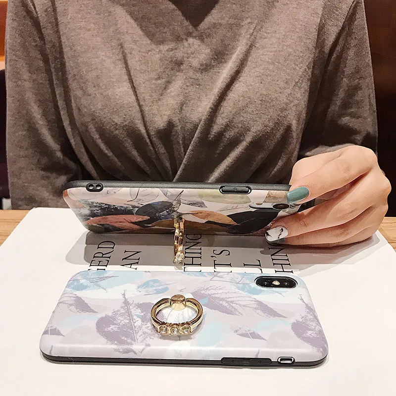 Чехол для телефона с тропическими листьями iPhone 6 6S 7 8 Plus 11 Pro Max X XR XS MAX оболочка