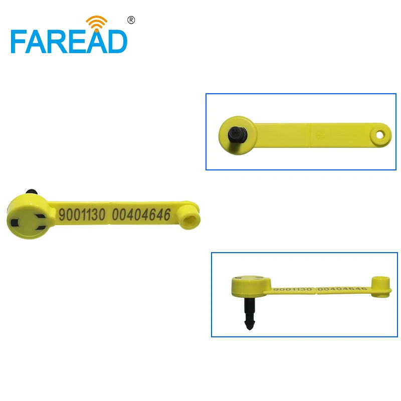 

X50pcs лучшее качество FRD121 RFID 134,2 KHz овец уха тег ISO стандартный FDX-B
