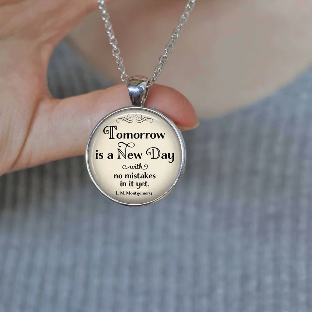 (1 шт./лот) завтра-новый день без ошибок в нем ожерелье L. М. Ювелирные изделия