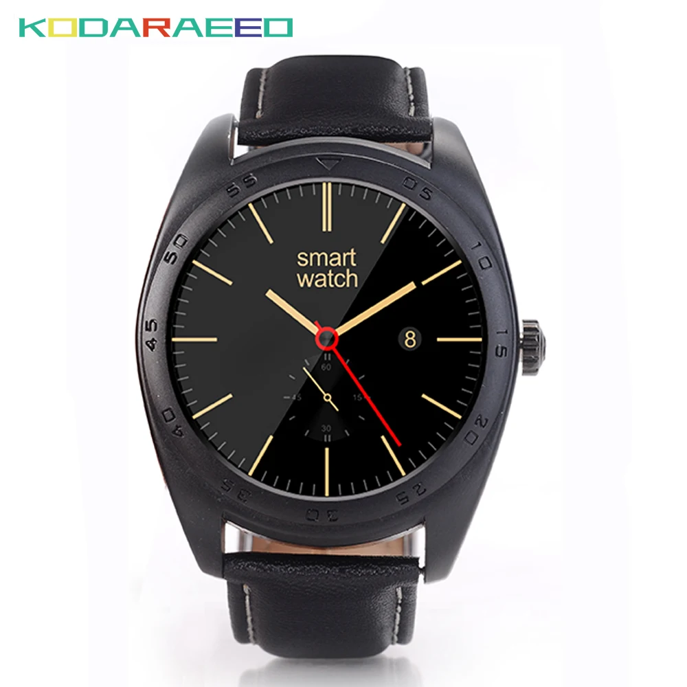 K89 Смарт часы Круглый Экран Smartwatch монитор сердечного ритма Bluetooth для iphone IOS