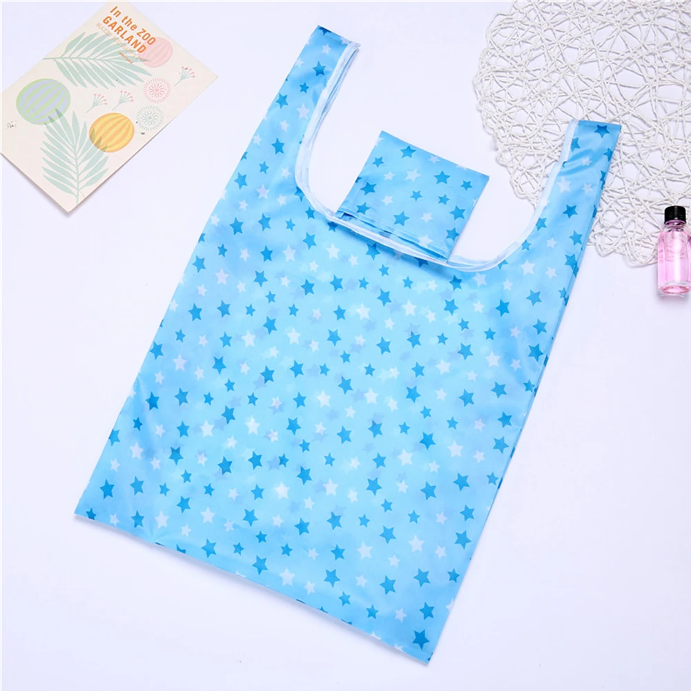 Women Gift Shopping Bag Colorful Reusable Handbags Travel Eco Friendly Tote Folding Storage
