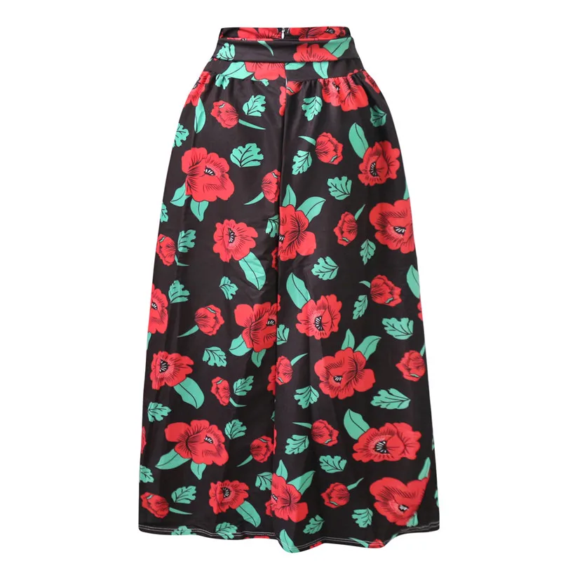 Большие размеры, африканские юбки, одежда 5XL, Анкара, индийская африканская цветная женская летняя и Осенняя мода, бандажная длинная юбка, стиль