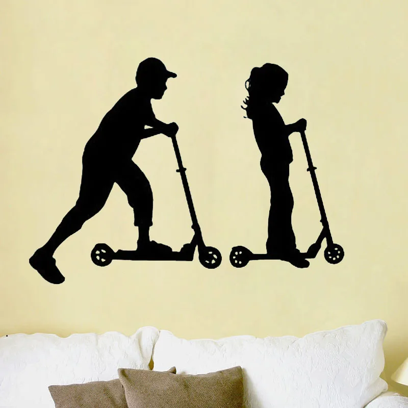 Детская Настенная Наклейка для мальчика и девочки ZOOYOO Декор дома гостиной