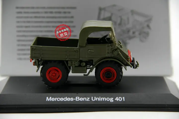 Классическая Игрушечная модель из сплава масштаб 1:43 Mercedes Benz Unimog U401 внедорожника