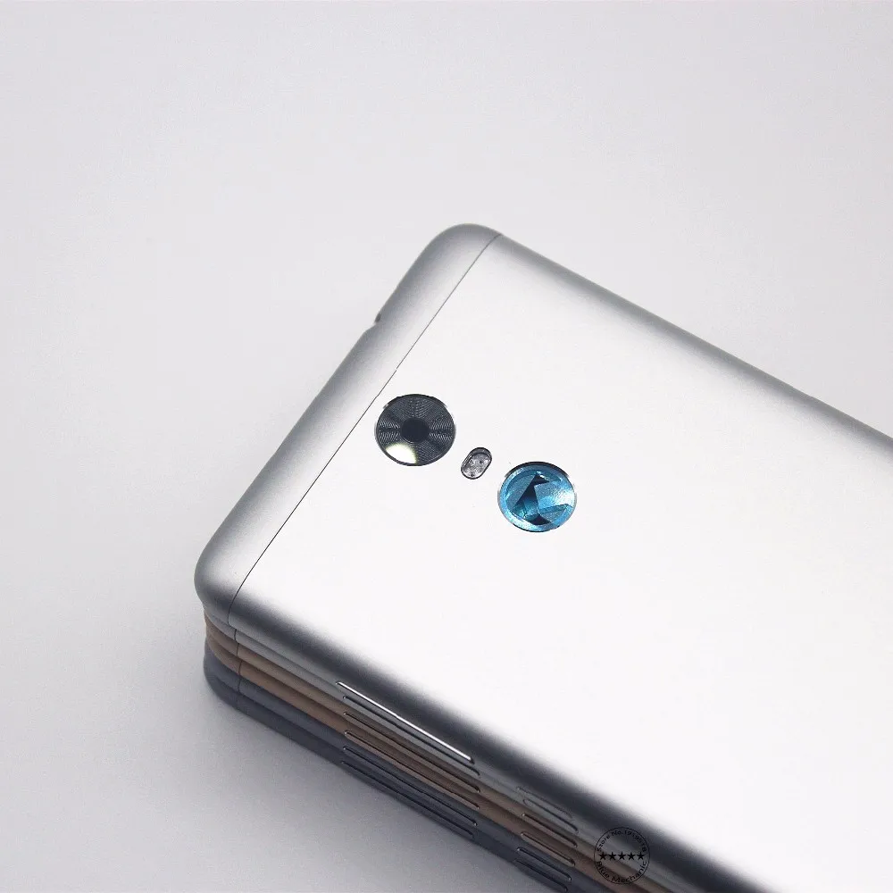 Металлический задний корпус Корпус двери Батарея обложка чехол для Xiaomi Redmi Note 3/Note 3Pro Камера Стекло объектив Запасные части