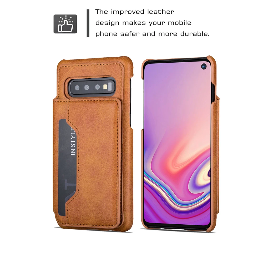 Чехол для Samsung Galaxy S10E S10 S9 S8 Plus Note 9 8 чехол-бумажник телефона кожаный